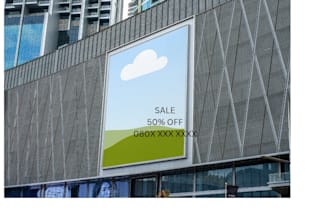 design modern billboard that gets costomer