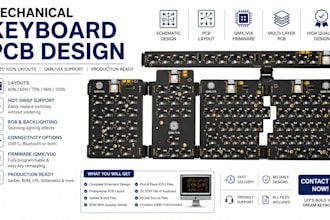 design your mechanical keyboard pcb and program firmware qmk or via support