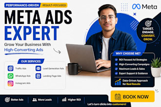 be your meta ads expert for facebook and instagram advertising