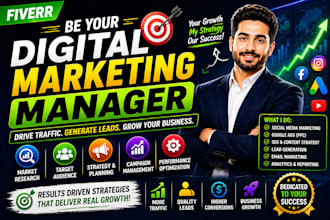 be digital marketing manager