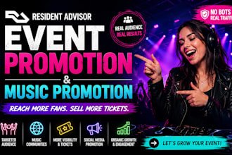 do resident advisor event promotion and music promotion