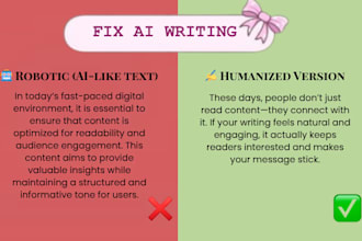 humanize fact check, and proofread your ai generated content