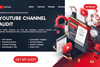 review your youtube channel and provide a professional growth audit