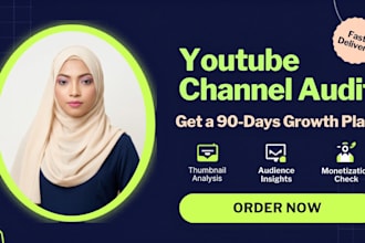 review your youtube channel and provide a professional growth audit