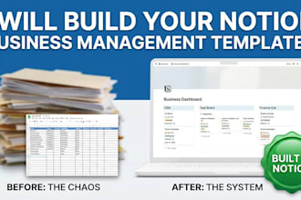 build a custom notion template to manage your clinic or buisness