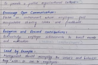 write neat handwritten assignments,  notes and convert to pdf