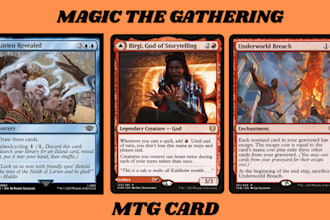 do custom mtg card design tgc illustration magic the gathering deck mtg alter