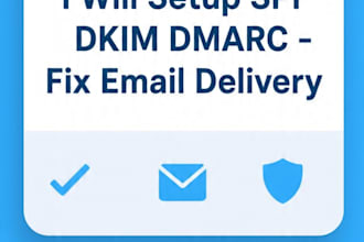 setup spf dkim dmarc to fix email delivery issues