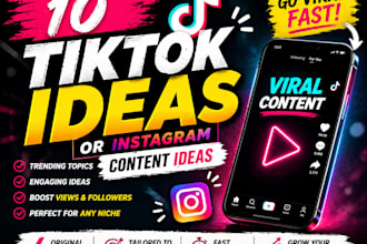 create 10 viral tiktok or instagram content ideas