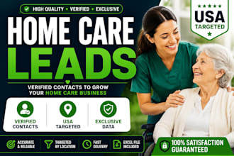home care leads elderly care leads senior care leads home care landing page