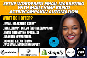 setup wordpress email marketing with mailchimp brevo activecampaign automation