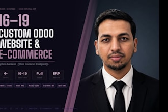 build a professional odoo website and custom erp solution
