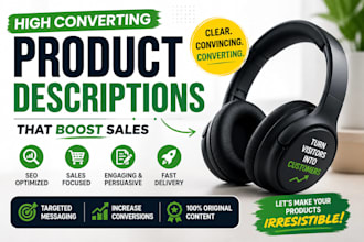 high converting product descriptions