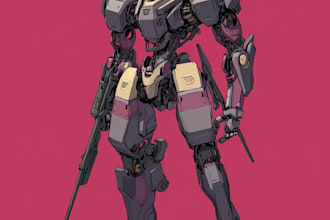 high quality robot, mecha concepts