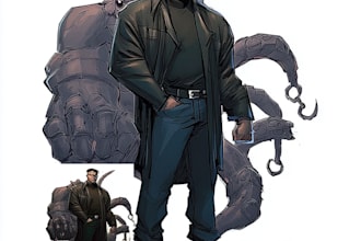 do a charcter of comic or design your comic character