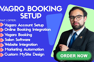 setup vagaro acuity scheduling calendly for online booking salon fitness website