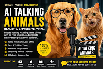 create funny ai talking animal, ai avatar talking ai animal, dog talk video