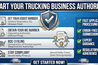 register your usdot and mc number for your trucking business