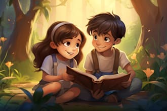 children book illustration and children book illustration