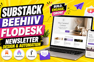 setup substack beehiiv flodesk newsletter email newsletter design automation