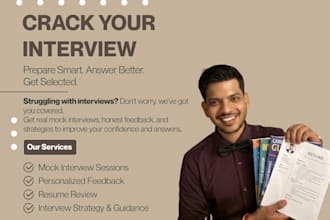 conduct mock interviews and help you crack job interviews