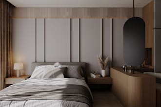 create photorealistic interior 3d rendering