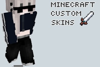 be making high quality minecraft skins for you