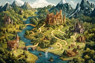 create the map of your fantasy world