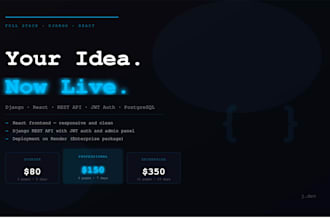 build a secure django API with react frontend