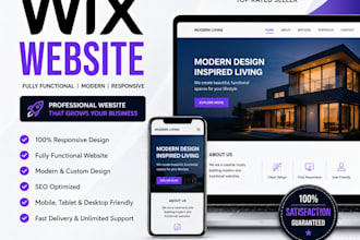 build a premium wix landing page with smooth animations