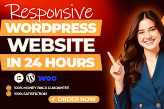 design, build, redesign, develop, clone, update or customize wordpress website