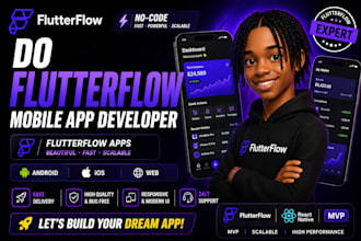 do flutterflow, flutterflow mobile app developer flutteflow app mvp react native