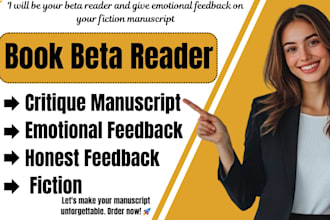beta reads fiction and nonfiction cozy mystery and erotic scripts for your novel