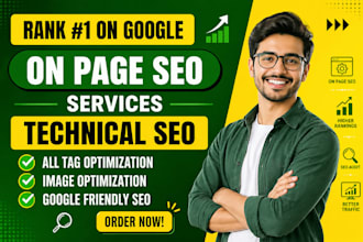 do on page and technical SEO, website audit and search console indexing