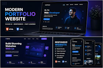 design a responsive portfolio website