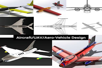 design and analyze uav, drone, aircraft and aerospace vehicles