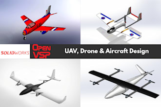 design and analyze uav, drone, aircraft, vtol