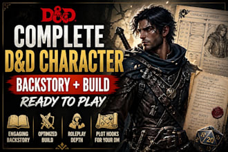 create a dnd character with backstory