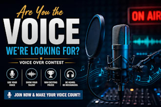 provide high quality voice overs for your projects