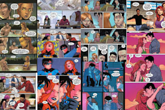 comic book illustration graphic novel comic cover nsfw comic page comic artist