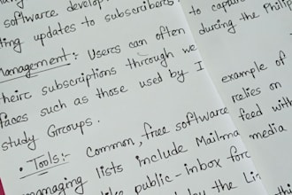 handwrite letters and notes
