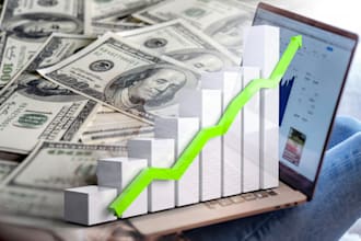 professional economic and financial infographic design