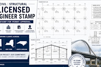 civil structural license engineer stamp new mexico new york north carolina stamp