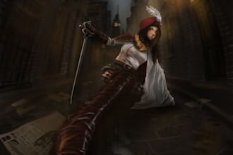 design stylized concept characters