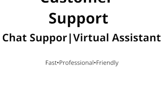 reply to your customer messages and provide chat support