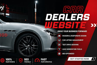 create a wordpress automotive website, car dealership website, car rental site