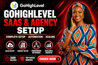 setup gohighlevel saas, white label CRM, ghl agency automation and snapshot