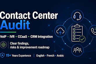 audit your contact center, voip, IVR or ccaas platform