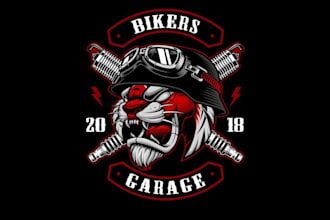 do luxury vintage tshirt logo design for your clothing brand