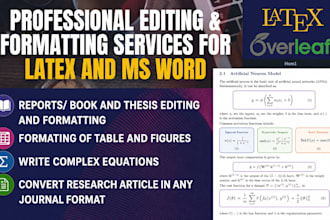 do latex overleaf document formatting and conversion